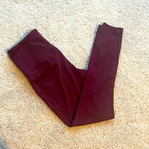 Burgundy Leggings